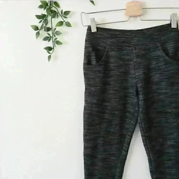 THREADS 4 THOUGHT Women's Fitted Pull On Pockets Leggings Pants S Dark Gray EUC - Picture 3 of 3